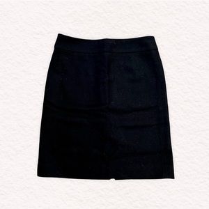 💚 EUC💚 J. CREW Black Wool Pencil Skirt ~ 4
